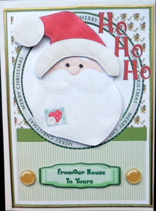 Ho Ho Ho Santas Here by Mary Murphy