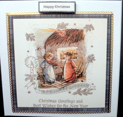 The Stable and Star of Bethlehem Card by Mary Murphy