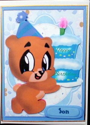 Happy Little Birthday Boy Bear  by Mary Murphy