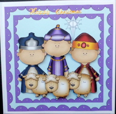 Wise Men and Sheep 2 by Mary Murphy
