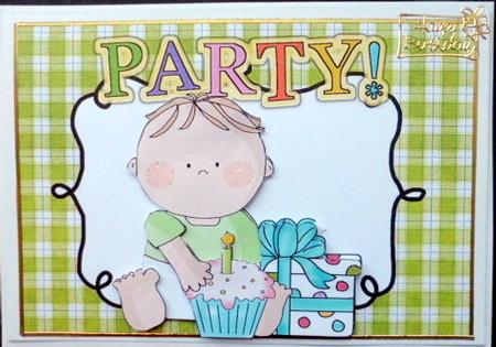 Babys Birthday Party by Mary Murphy