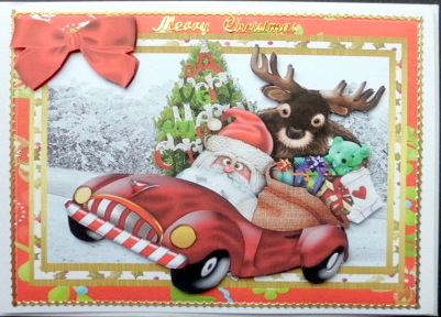 Santa's New Style of Delivery . by Mary Murphy