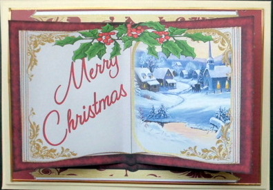Lovely Christmas Book with a Scene  by Mary Murphy