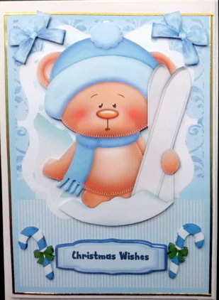 Lovely Sking Bear by Mary Murphy
