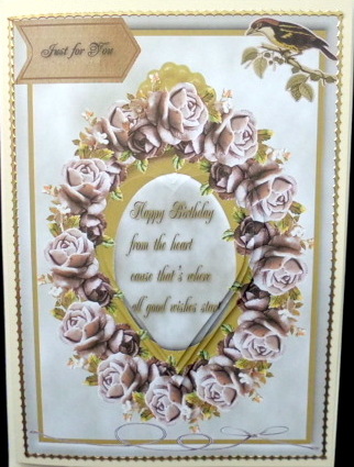 Memories Heart Shaped Card by Mary Murphy