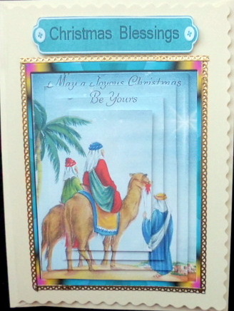 Joyous Christmas, the Three Wise Men Pyramids by Mary Murphy