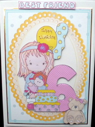 Party Girl - 6 Years Old by Mary Murphy