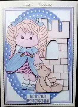 Princess and Castle 1 by Mary Murphy