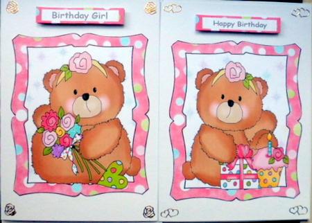 Adorable Birthday Bear Toppers by Mary Murphy