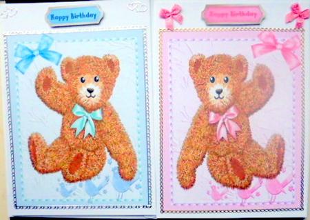 Two Lovely Birthday Toppers  by Mary Murphy