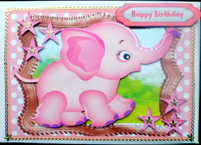 For Little Tots Birthday ( Pink ) by Mary Murphy