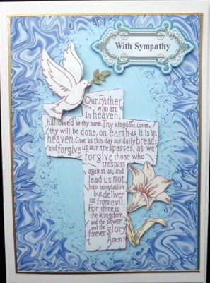 Lord's Prayer Sympathy - Male by Mary Murphy