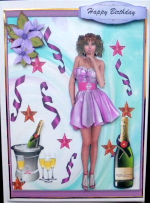 Party Girl Enjoy Your Day by Mary Murphy