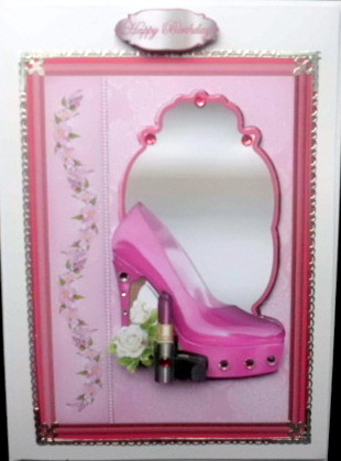 Pink Floral Shoe by Mary Murphy
