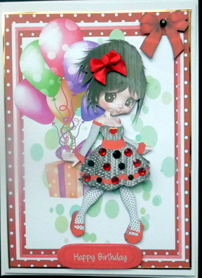 Lovely Party Girl Lulu by Mary Murphy