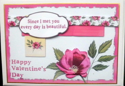Magenta Rose Valentine by Mary Murphy
