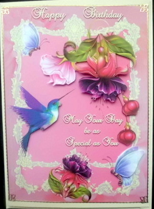 Blue Bird and Butterflies by Mary Murphy