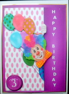 Peeking Round the Curtain to Say Happy Birthday by Mary Murphy