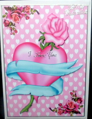 Heart Entwined with Rose by Mary Murphy