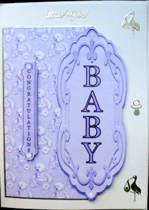 Over the Edge Baby in Lilac by Mary Murphy