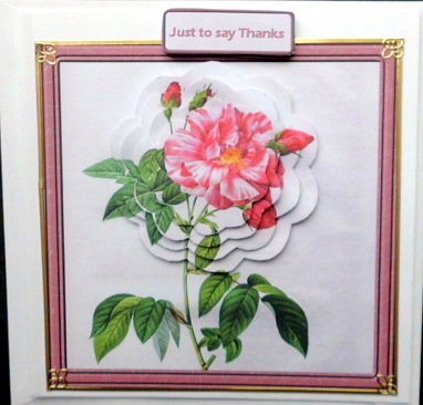 Rose Petal Card with Petal Stackers by Mary Murphy