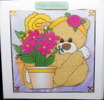 Flower Pots Bear by Mary Murphy