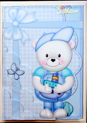 A5 Teddy Ed's Boat Scallop Corner Side Stacker by Mary Murphy