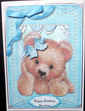 Lovely Little Fluffy Boy Bear  by Mary Murphy