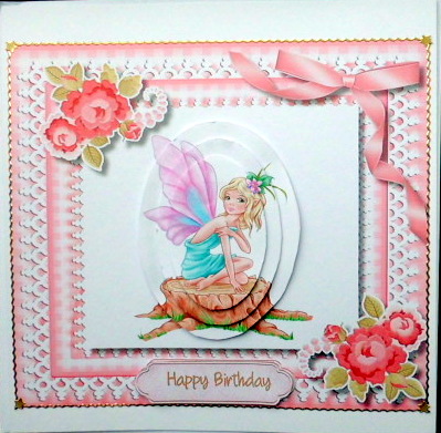 Lovely Fairy Flower , Pyramid by Mary Murphy