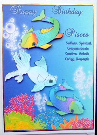 Pisces Birthday by Mary Murphy