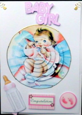 Vintage Baby Girl, Pyramids by Mary Murphy