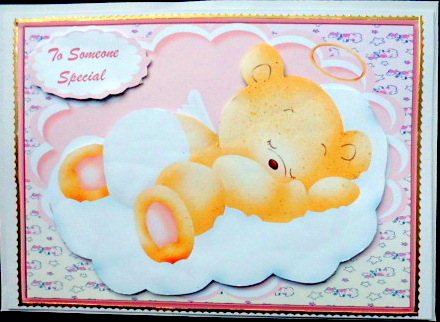 Beautiful Litle Angel Bear Girl by Mary Murphy