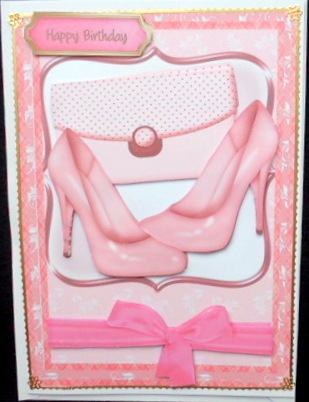 Lovely Hot Pink Shoes and Bag  by Mary Murphy