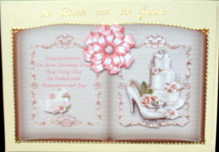 Wedding Book Style Card by Mary Murphy