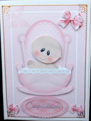 Its a Girl Crib by Mary Murphy
