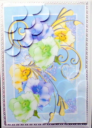 Flower Scroll by Mary Murphy