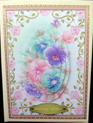 Lovely Sprintime Pansys . ( Pyramid ) by Mary Murphy