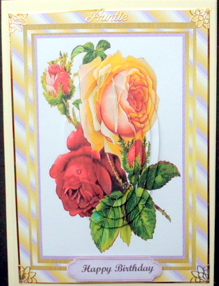 Lovely Floral Roses in Pyramid . by Mary Murphy