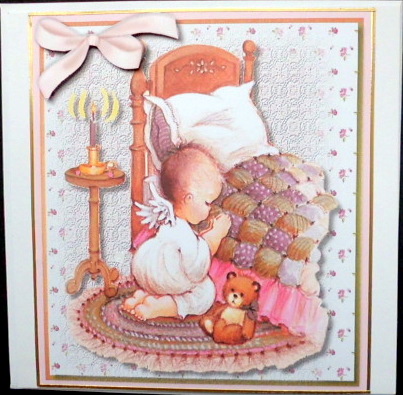 Beautiful Litle Praying Angel  by Mary Murphy