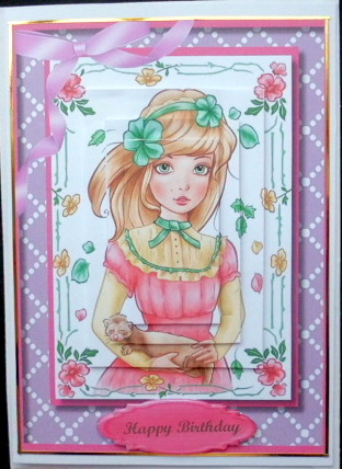 Lovely Animal Loving Girl by Mary Murphy