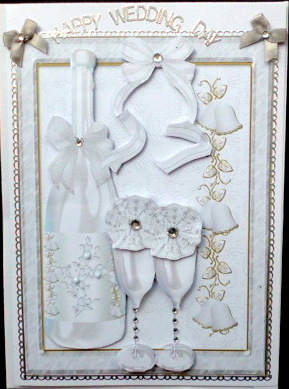 White Wedding Champagne by Mary Murphy