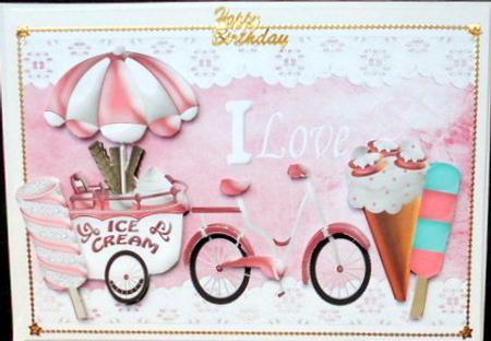 Ice Cream Bike, with Ice Cream & Lollies by Mary Murphy