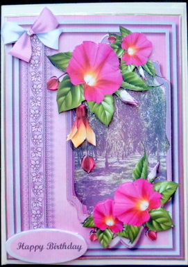 Beautiful Morning Glory Walk  by Mary Murphy