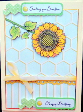 Sending You Sunshine Sunflower 1 by Mary Murphy
