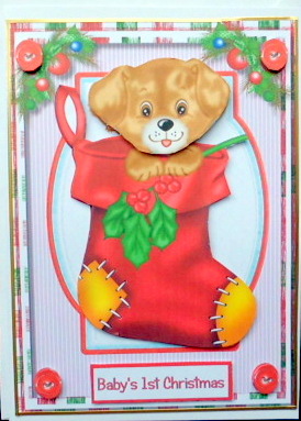 Baby's 1st Christmas Red by Mary Murphy