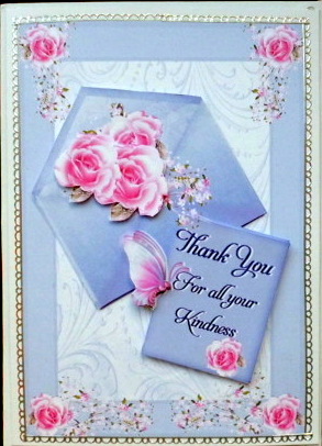Thank You with Roses by Mary Murphy