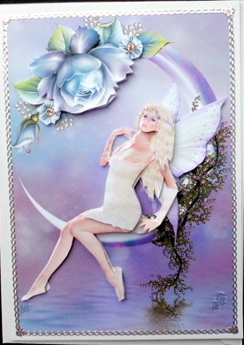 Fairy Moonbeam Wishes Decoupage by Mary Murphy