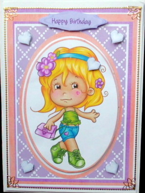 Little Miss Trendy Girl  by Mary Murphy