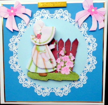 Sunbonnet Sue 6 x 6 Card by Mary Murphy