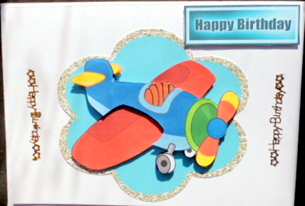Little Helicopter in Sparkle Frame by Mary Murphy